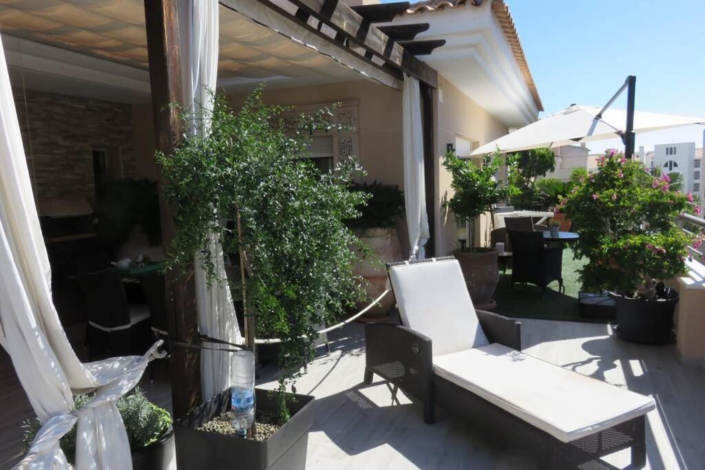 Penthouse - Residence La Mina - Albir Avec Wifi Gratuit El Albir Dış mekan fotoğraf
