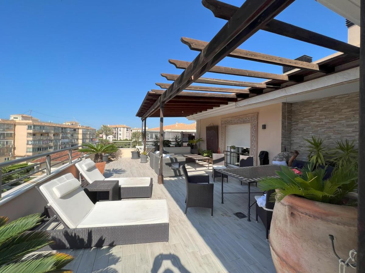 Penthouse - Residence La Mina - Albir Avec Wifi Gratuit El Albir Dış mekan fotoğraf