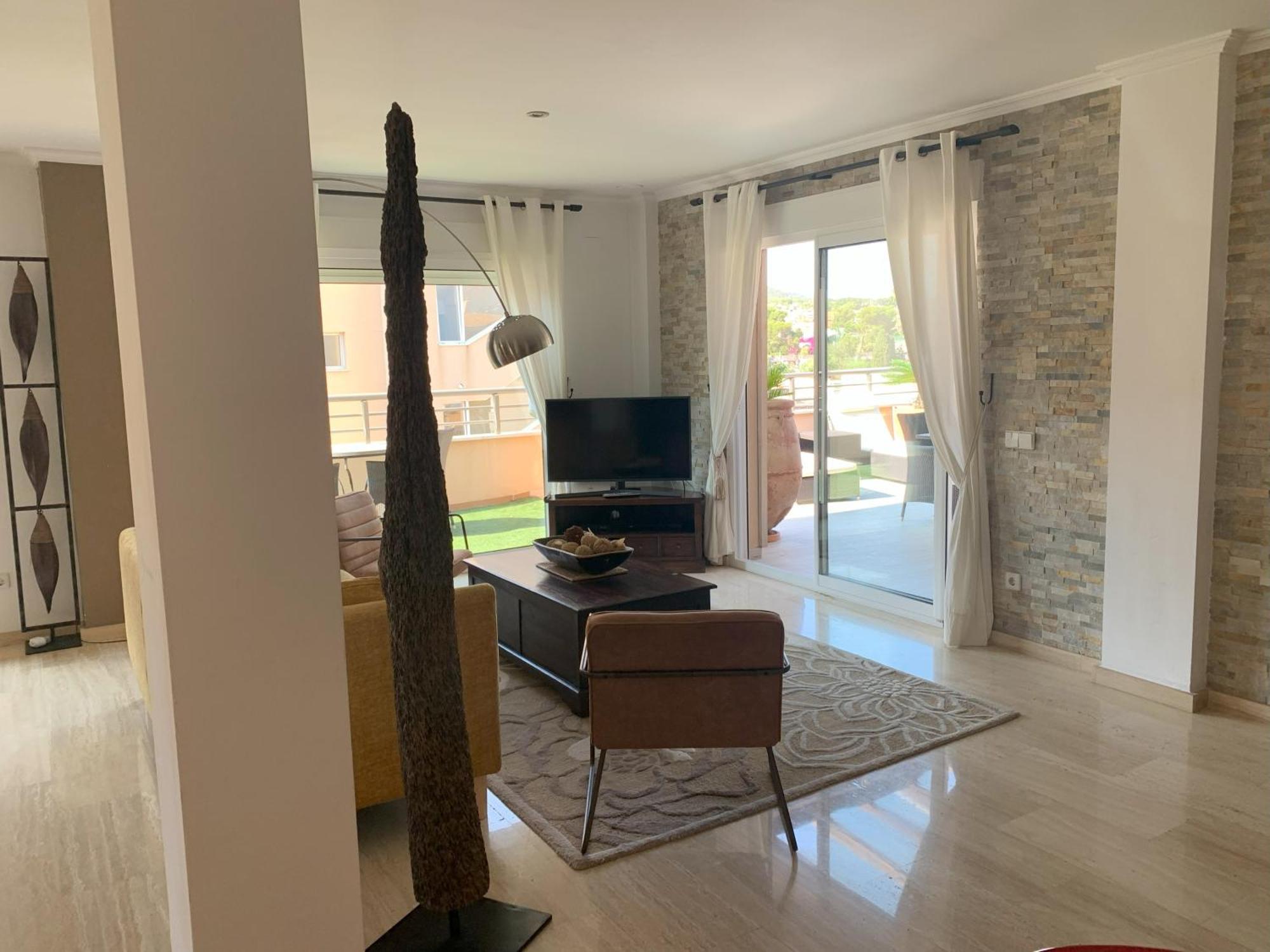 Penthouse - Residence La Mina - Albir Avec Wifi Gratuit El Albir Dış mekan fotoğraf